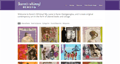 Desktop Screenshot of karenswhimsy.com